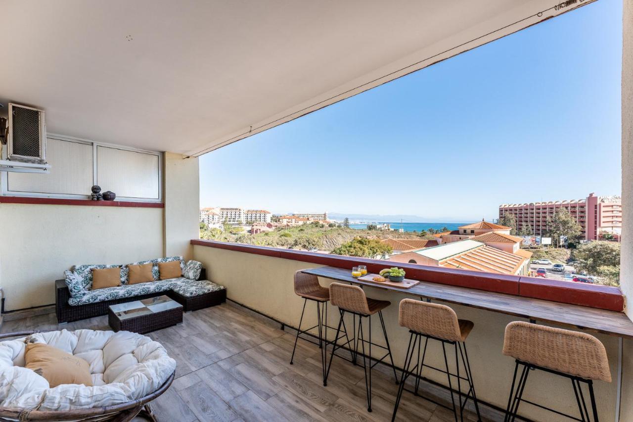 Benalmadena Beachfront Retreat Big Balcony And City Sea Views Apartment ภายนอก รูปภาพ